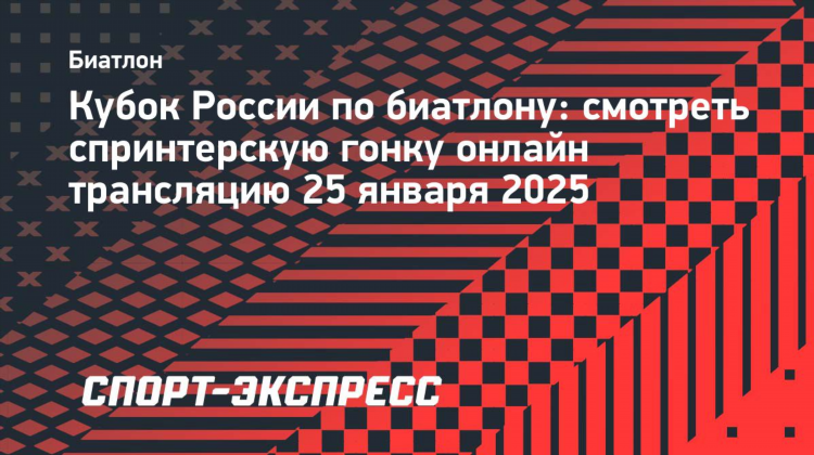 Биатлон онлайн трансляция