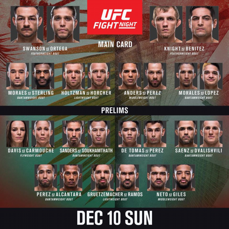 Ufc предстоящие бои
